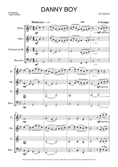 Danny Boy (arr. Tiago Cordeiro)