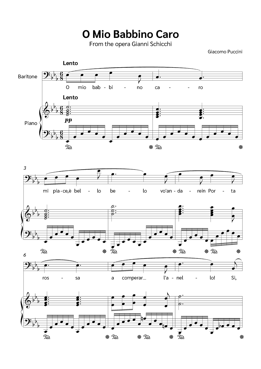 O Mio Babbino Caro (arr. Jackson Spindler)