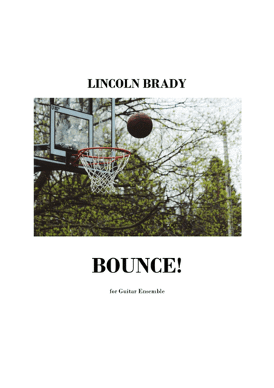 BOUNCE! - Junior Guitar Ensemble (Score & Parts)