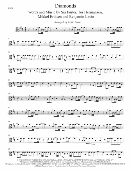 Diamonds (arr. Kevin Busse)