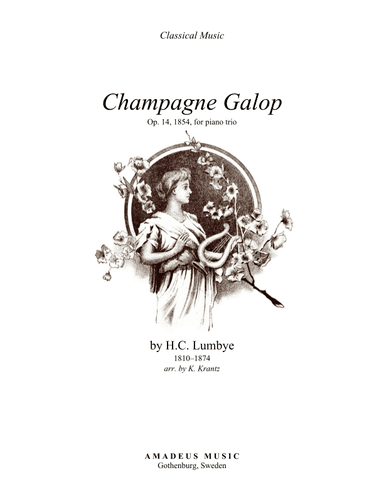 Champagne Galop for piano trio (arr. K. Krantz)