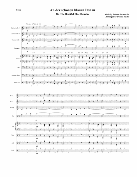 An der schonen blauen Donau - On The Beautiful Blue Danube (The Blue Danube Waltz) - Oktoberfest (arr. Dennis Ruello)