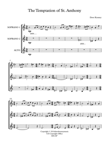 The Temptation of St. Anthony (female choir)