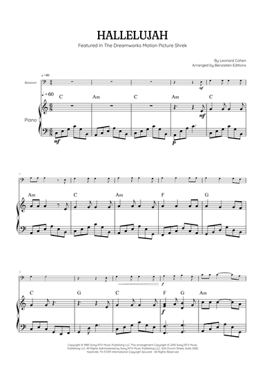 Hallelujah (arr. Benzaiten Editions)