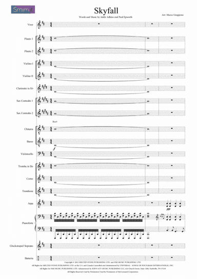 Skyfall (arr. Marco Giuppone)