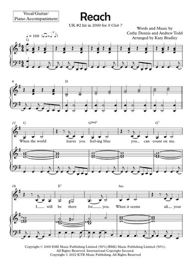 Reach (arr. Katy Bradley)