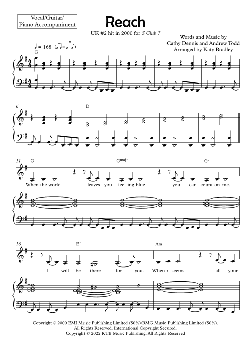 Reach (arr. Katy Bradley)