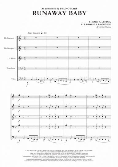 Runaway Baby (arr. Diego Marani)