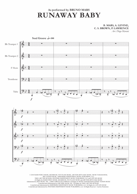 Runaway Baby (arr. Diego Marani)