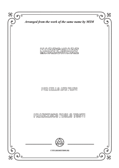 Tosti-Marechiare, for Cello and Piano (arr. MSM)