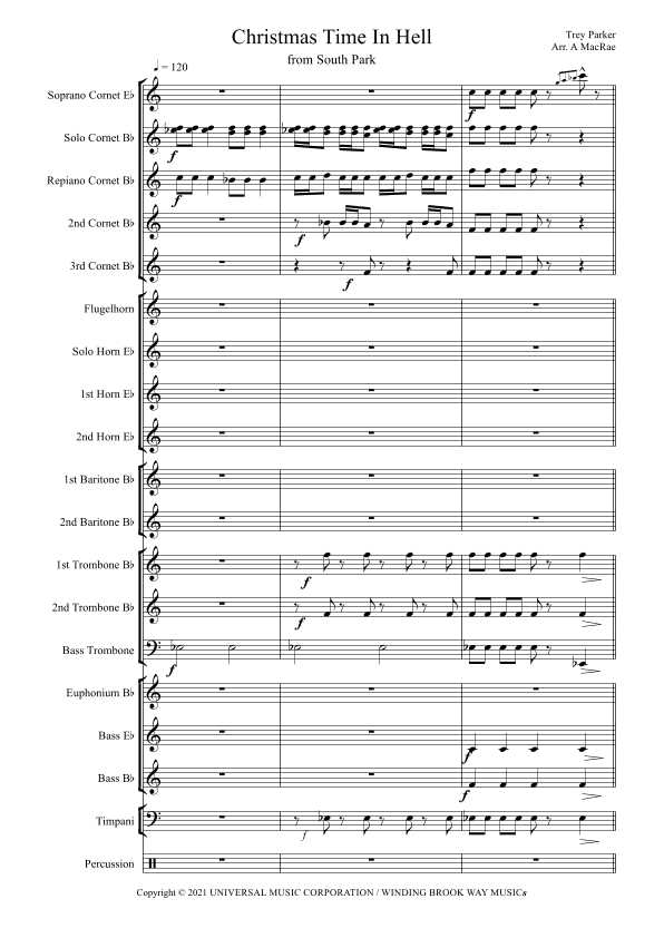 Christmas Time In Hell (arr. Alan MacRae)