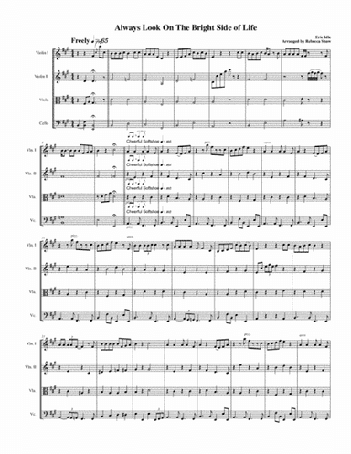 Always Look On The Bright Side Of Life (arr. Rebecca Shaw)