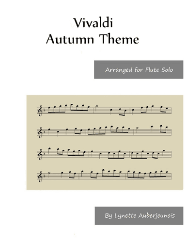Autumn Theme - Flute Solo (arr. Lynette Auberjeunois)