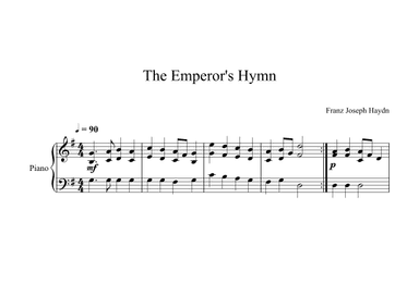 The Emperor's Hymn - Franz Joseph Haydn (Piano) (arr. Digital Book Music)