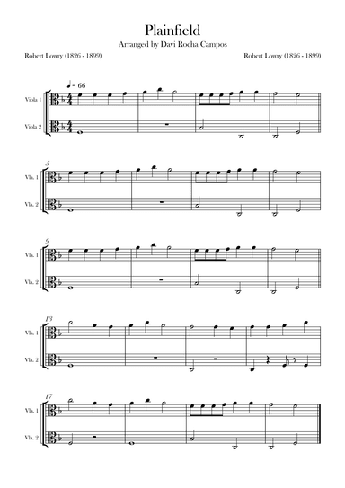 Plainfield (arr. Davi Rocha Campos)