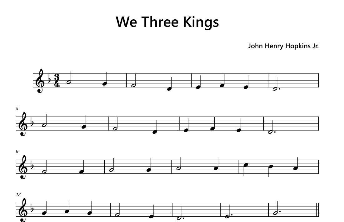 We Three Kings (arr. Funtom)