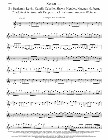 Senorita (arr. Kevin Busse)