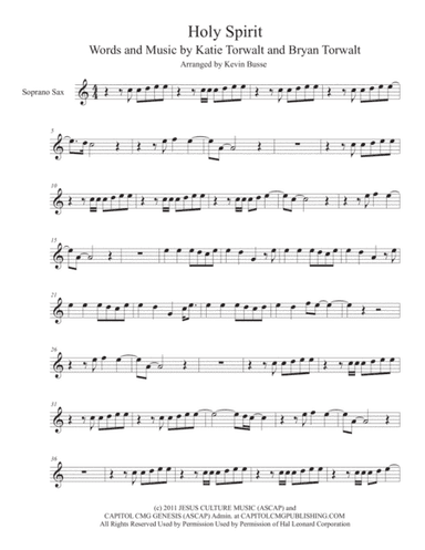 Holy Spirit (arr. Kevin Busse)