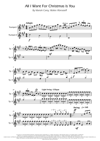 All I Want For Christmas Is You (arr. Ygor Nunes)
