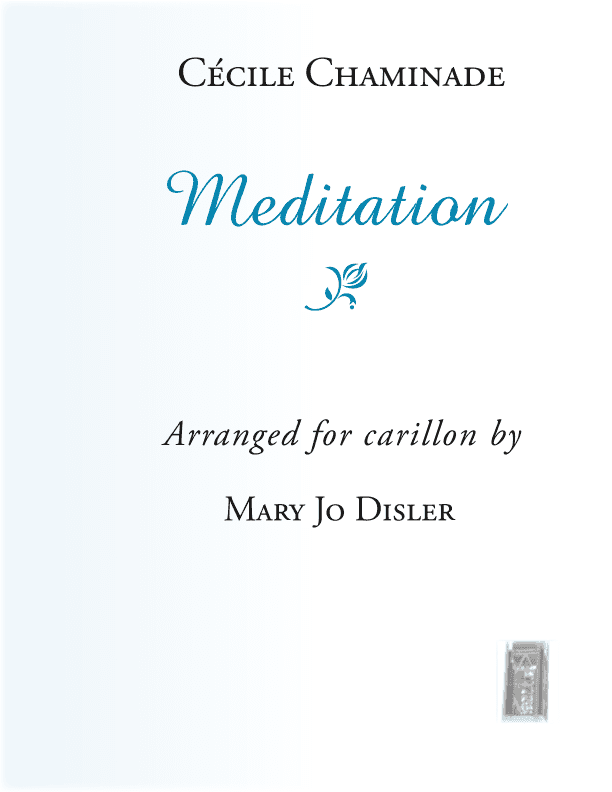 Méditation, Romance sans Paroles, Op.76, No. 6 (arr. Mary Jo Disler)