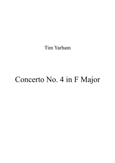 Lullaby for the Monsters Under the Bed (Concerto No 4 in F Major for Clarinet and Viola) (with piano