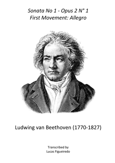 Sonata No. 1 in F Minor First Movement: Allegro by Beethoven (Opus 2, Nº 1) (arr. Lucas Figueiredo)