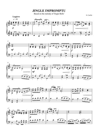Jingle Impromptu (Based on 'Jingle Bells')