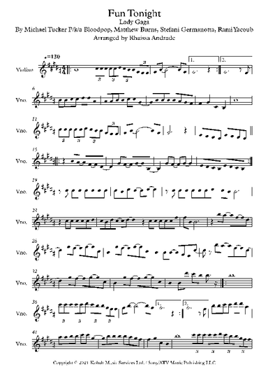 Fun Tonight (arr. Rhaíssa Andrade)