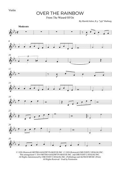 Over The Rainbow (arr. Alex Nunes Rodrigues)
