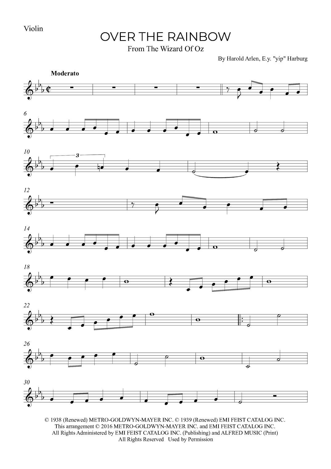 Over The Rainbow (arr. Alex Nunes Rodrigues)