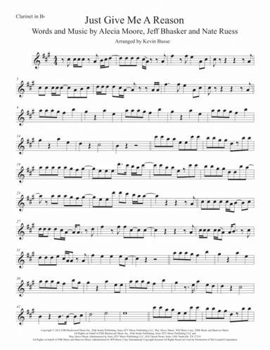 Just Give Me A Reason (arr. Kevin Busse)