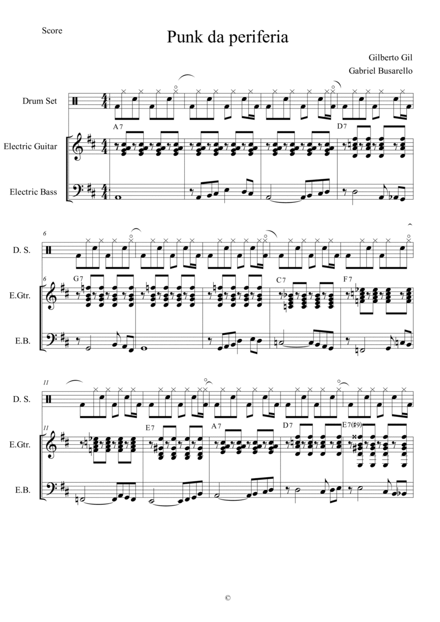 Funk Da Periferia (arr. Gabriel Busarello)
