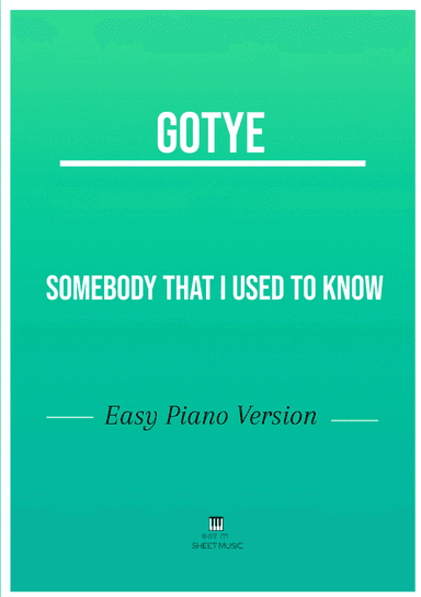 Somebody That I Used To Know (arr. André Laitano)