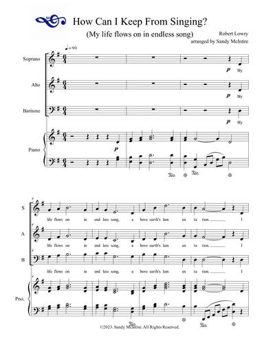 How Can I Keep From Singing? (arr. Sandy McIntire)