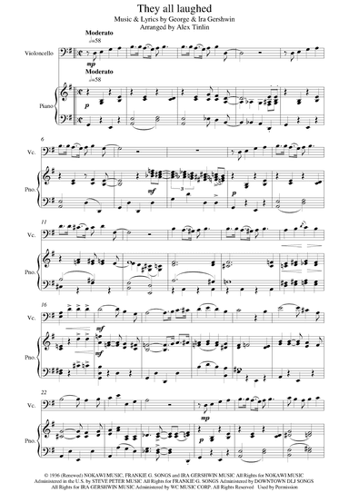 They All Laughed (arr. Alex Tinlin)