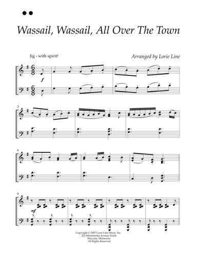 Wassail, Wassail, All Over The Town (arr. Lorie Line)