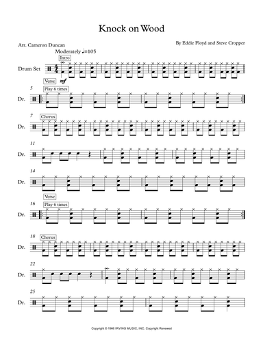 Knock On Wood (arr. Cameron Duncan)