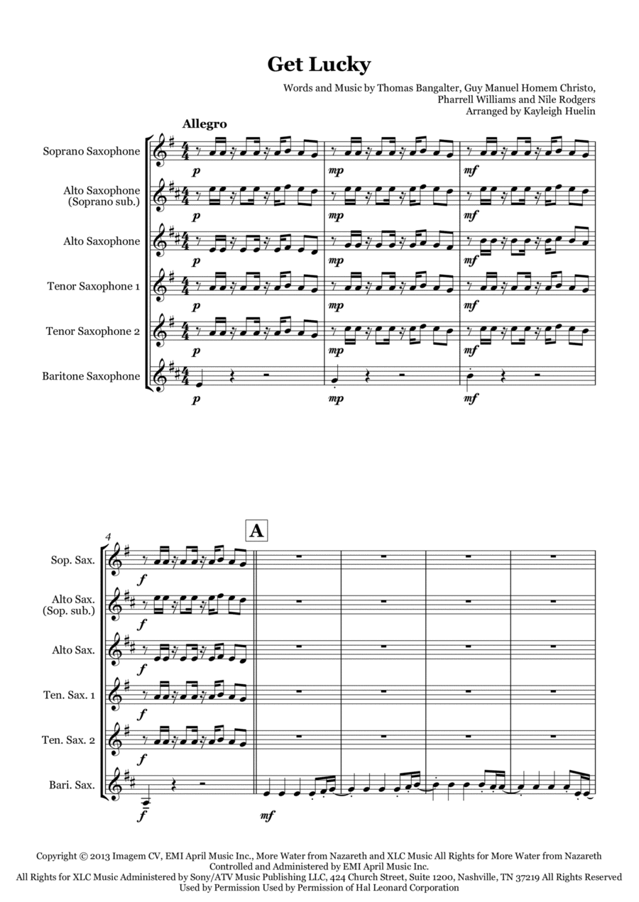 Get Lucky (arr. Kayleigh Huelin)