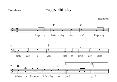 Happy Birthday (arr. Wesley S. SIlva)