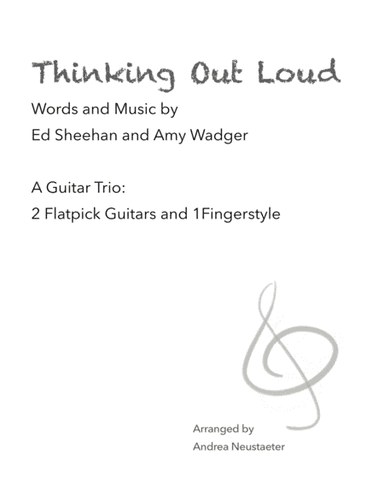 Thinking Out Loud (arr. Andrea Neustaeter)