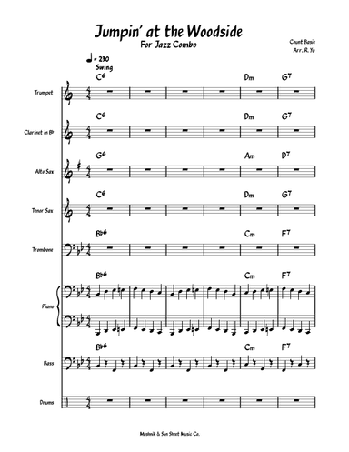 Jumpin' at the Woodside (arr. R. Yu)