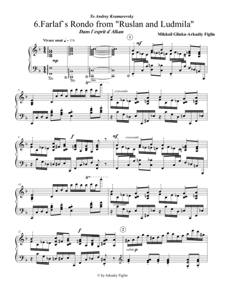 6.Farlaf`s Rondo from Morceaux de Salon