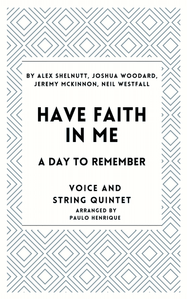 Have Faith In Me (arr. Paulo Henrique)
