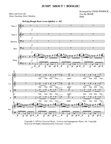 Jump Shout Boogie (arr. Chad Weirick)