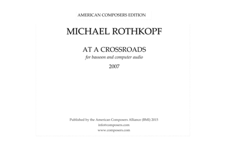 [Rothkopf] At a Crossroads