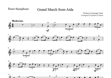 Grand March from Aida (arr. Zachary Corbett)