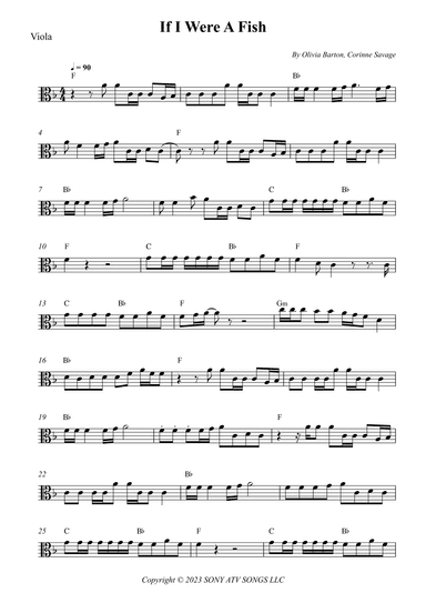 If I Were A Fish (arr. Wesley S. SIlva)