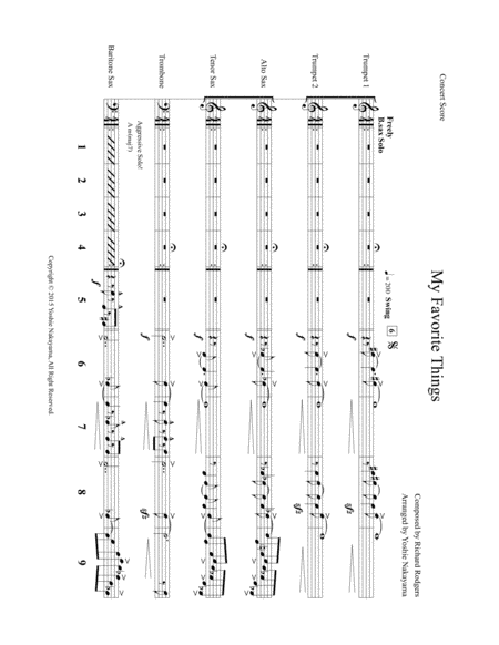 My Favorite Things (arr. Yoshie Nakayama)