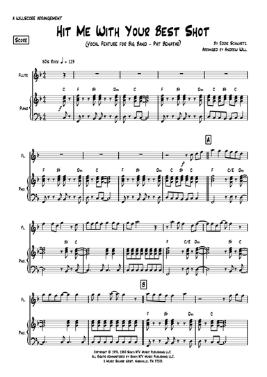 Hit Me With Your Best Shot (arr. Andrew Will)