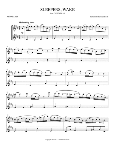 Sleepers, Wake (from Cantata 140) (arr. Mark Phillips)